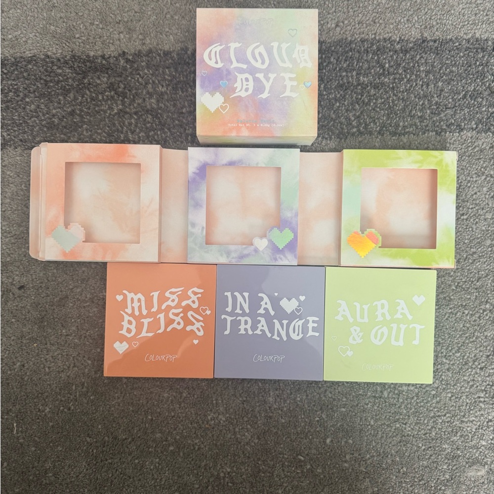 Colourpop Cloud Dye Collection
